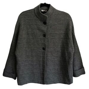 Gio & Gio wool blend Italian sweater cardigan